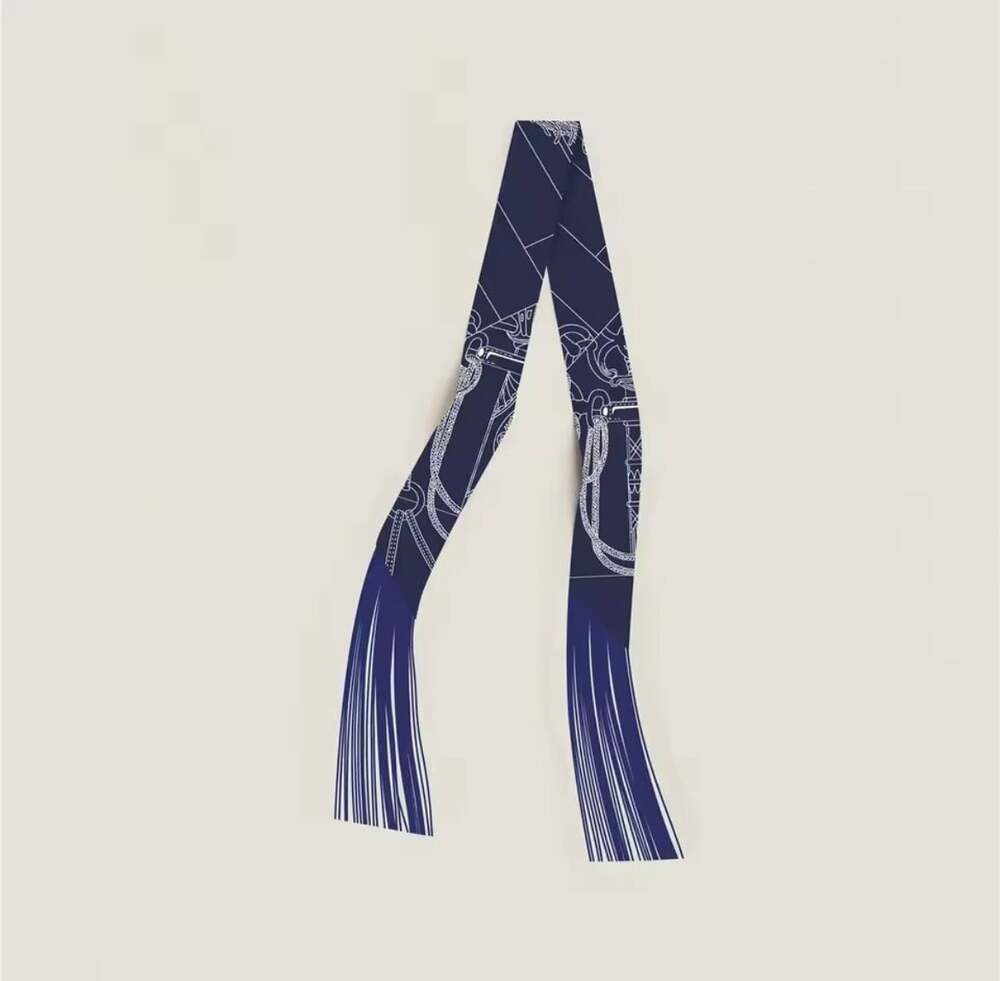 Fringe silk Twilly